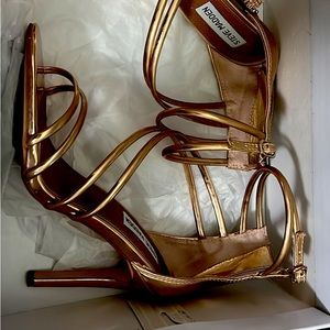 Rose gold Steve Madden heels